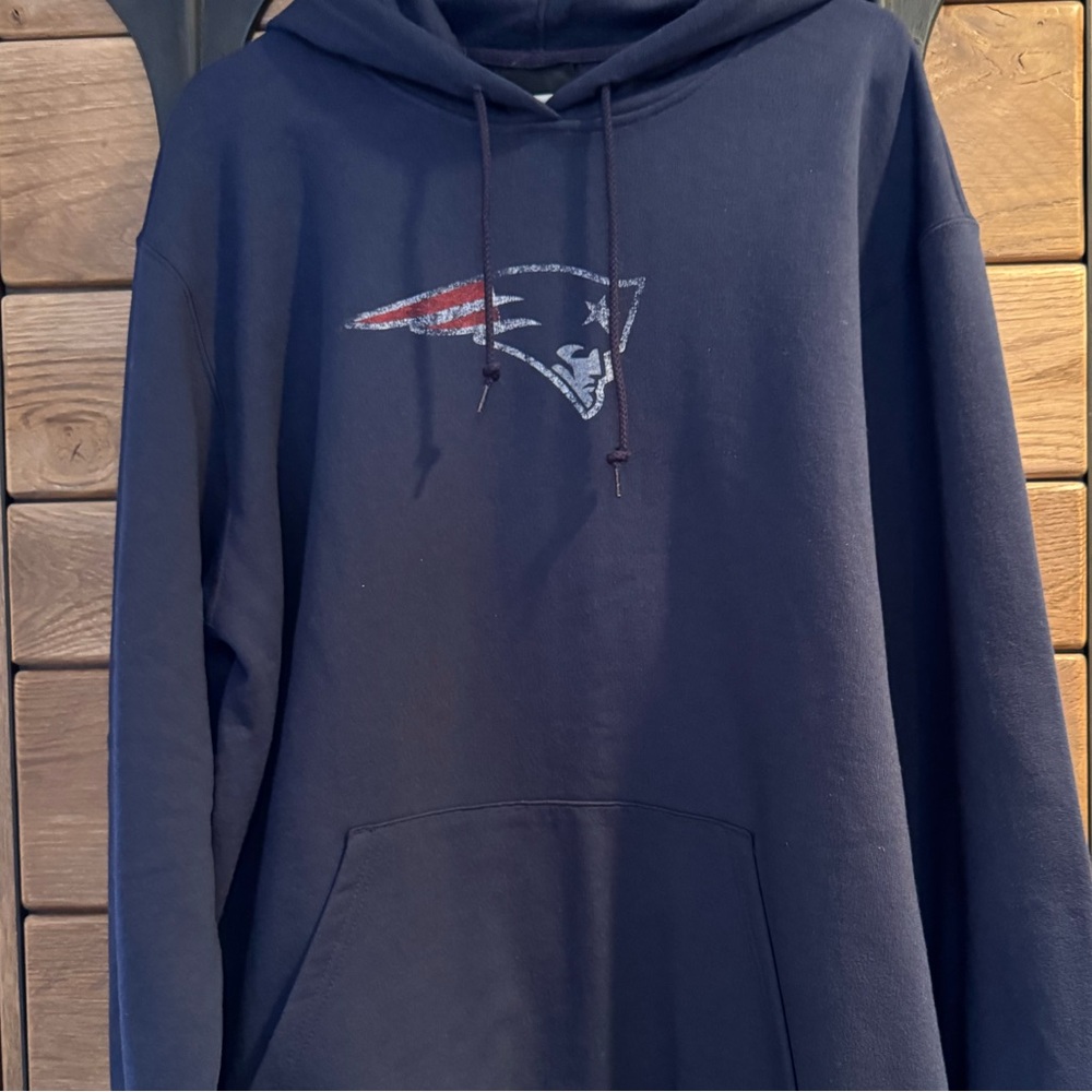 New England Patriots Reebok fleece pullover hoodie, men’s XL